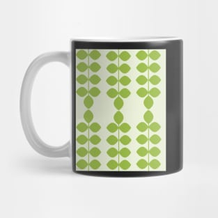 Spring green leaves Mug